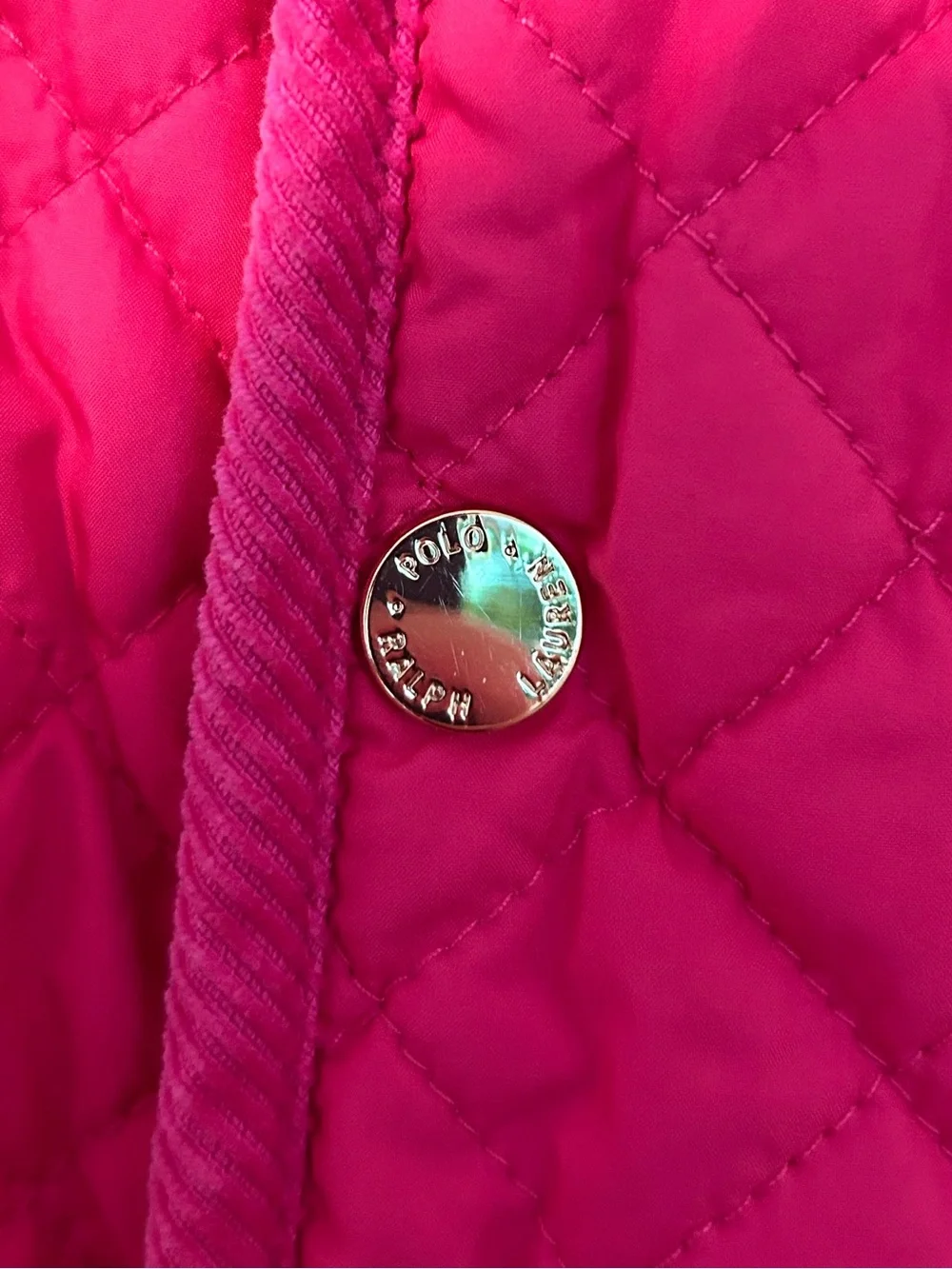 Ralph Lauren Quilted Red Hooded Baby Snowsuit